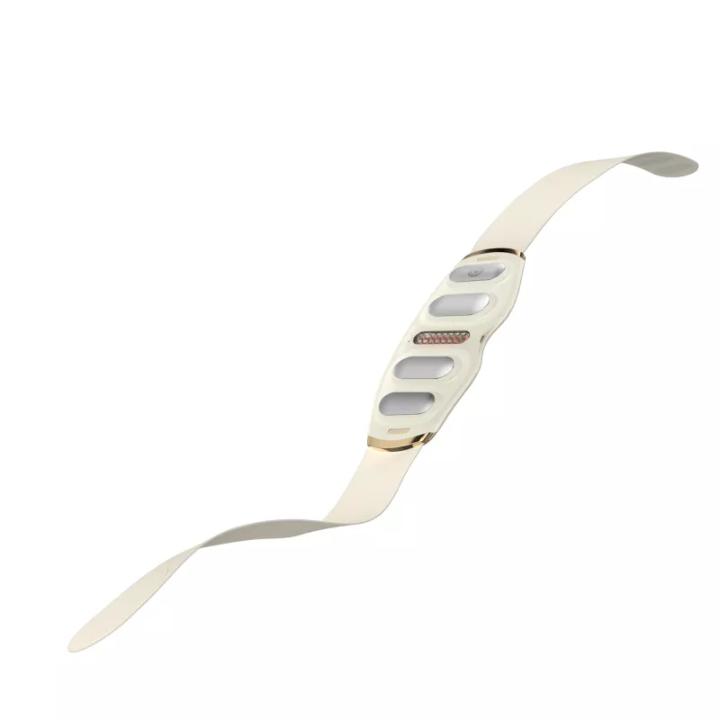 Masażer do pasa SKG GS500 — EMS i wibracje, wbudowana bateria, 10 W, biały
