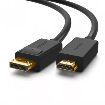 Kabel wideo Ugreen 10202 2 m DisplayPort - HDMI Czarny