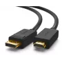 Adapter kabla wideo Ugreen 10239 1,5 m DisplayPort na HDMI Czarny