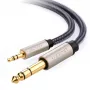 Kabel audio Ugreen 10628 2m 6,35 mm na 3,5 mm męski czarny