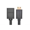 Kabel HDMI Ugreen 20137 Mini-HDMI męski na HDMI żeński czarny złoty