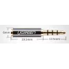 Ugreen Adapter 2.5 mm (żeński) micro jack na 3.5 mm mini jack (męski) adapter czarny (20502)