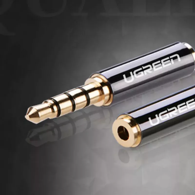 Ugreen Adapter 2.5 mm (żeński) micro jack na 3.5 mm mini jack (męski) adapter czarny (20502)