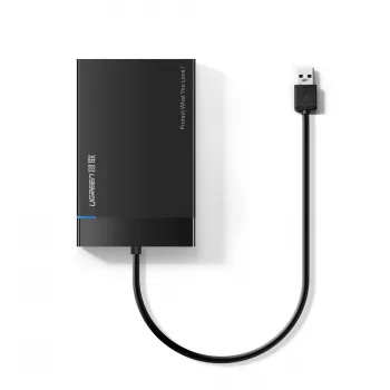 Obudowa HDD/SSD Ugreen 30847 Czarna 2,5 cala 6 TB 5 Gbit/s