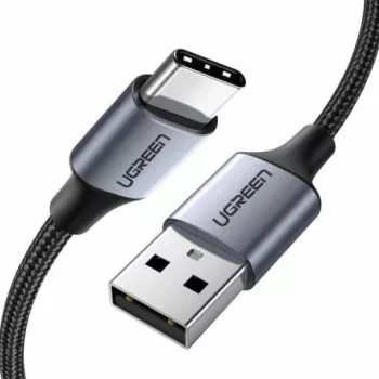 Kabel USB Ugreen 60127 USB 2.0 1.5m USB A na USB C Czarny