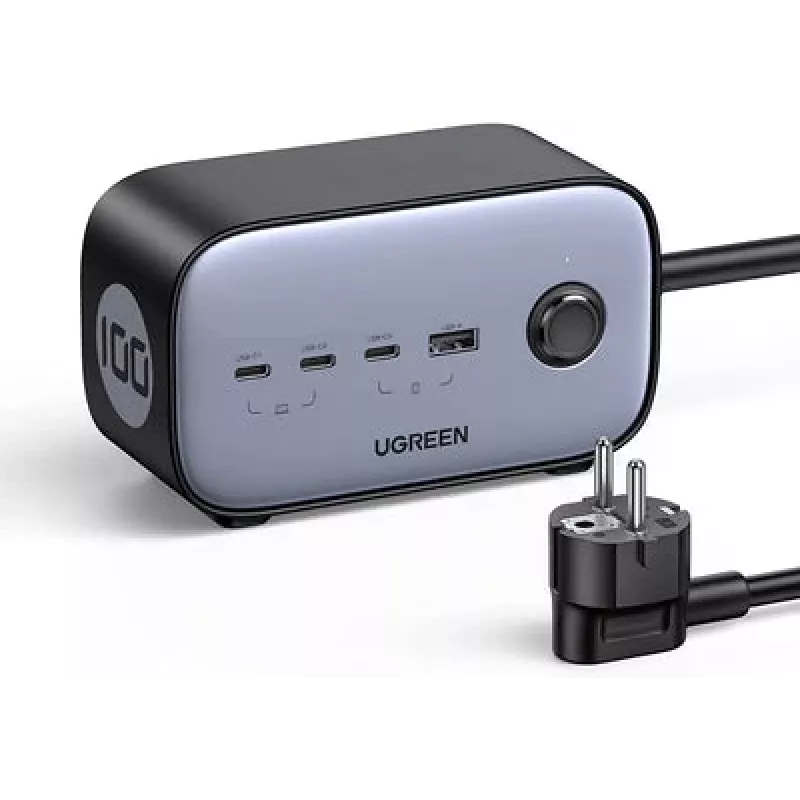 Ugreen DigiNest Pro 1 gniazdo AC Typ C 1,8 m 4 3680 W Czarny