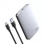 Obudowa HDD/SSD UGREEN 70498 dla dysków SATA 2,5 cala, jednokieszeniowa, USB-C (USB 2.0/3.2 Gen2), aluminiowa, do 6 TB