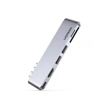 Stacja dokująca do laptopa UGREEN 80856 2 x USB 3.2 Gen 2 Type-C Wyjście wideo 4K