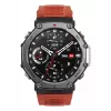 Amazfit T-Rex 3 Lava 3,81 cm (1,5 cala) AMOLED 48,5 mm cyfrowy 480 x 480 pikseli Ekran dotykowy Czarny, stal nierdzewna GPS (satelitarny)