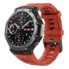 Amazfit T-Rex 3 Lava 3,81 cm (1,5 cala) AMOLED 48,5 mm cyfrowy 480 x 480 pikseli Ekran dotykowy Czarny, stal nierdzewna GPS (satelitarny)