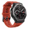 Amazfit T-Rex 3 Lava 3,81 cm (1,5 cala) AMOLED 48,5 mm cyfrowy 480 x 480 pikseli Ekran dotykowy Czarny, stal nierdzewna GPS (satelitarny)