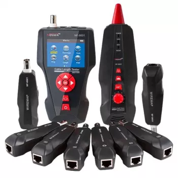 Tester kabli LYNX CS TLCD88 — tester LCD dla Cat3/Cat5E/Cat6 i detekcji PoE