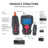 Tester kabli LYNX CS TLCD88 — tester LCD dla Cat3/Cat5E/Cat6 i detekcji PoE