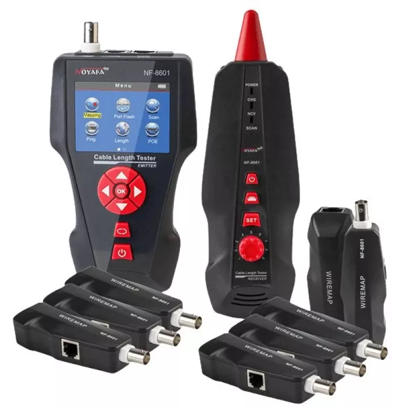 Tester kabli LYNX CS TLCD88 — tester LCD dla Cat3/Cat5E/Cat6 i detekcji PoE