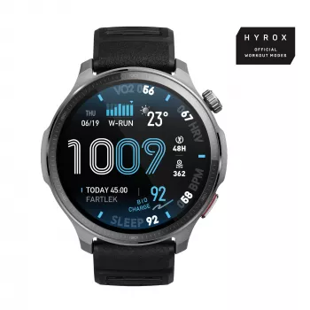 Amazfit Balance 2 XT 3,81 cm (1,5 cala) AMOLED Cyfrowy 480 x 480 pikseli Ekran dotykowy Czarny Wi-Fi GPS (satelita)