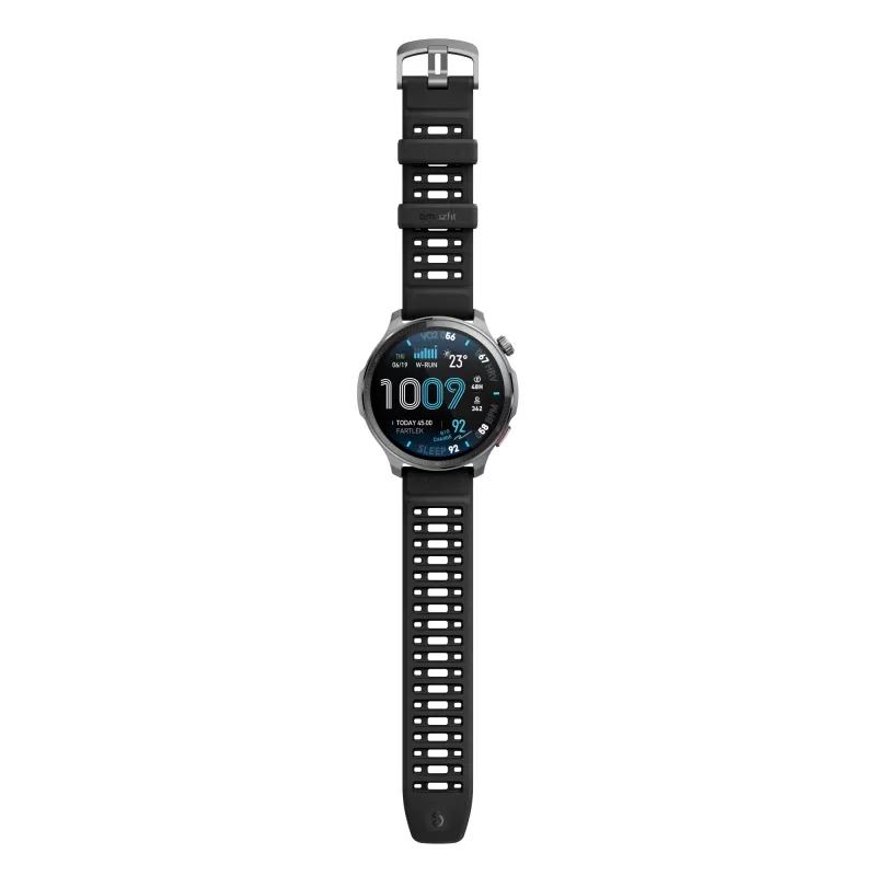 Amazfit Balance 2 XT 3,81 cm (1,5 cala) AMOLED Cyfrowy 480 x 480 pikseli Ekran dotykowy Czarny Wi-Fi GPS (satelita)