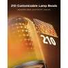 Lampa stołowa Govee H6020 Table Lamp 2 Pro Sound by JBL — RGBIC + ciepła biel, 600 lm, Wi‑Fi i Bluetooth, 5200 mAh