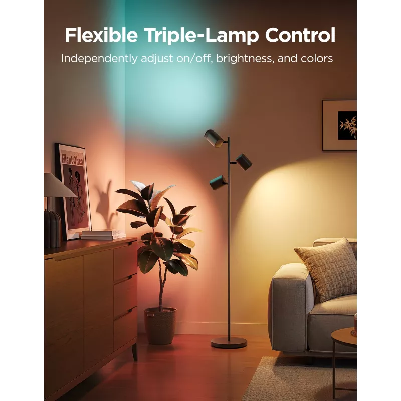 Govee Tree Floor Lamp Inteligentna lampa podłogowa Wi-Fi/Bluetooth 72 W