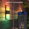 Lampa ścienna zewnętrzna Govee H7078CD1 Smart RGB zmieniająca kolory, sterowanie Wi‑Fi/Smart
