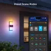 Lampa ścienna zewnętrzna Govee H7078CD1 Smart RGB zmieniająca kolory, sterowanie Wi‑Fi/Smart