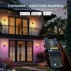 Lampa ścienna zewnętrzna Govee H7078CD1 Smart RGB zmieniająca kolory, sterowanie Wi‑Fi/Smart