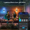 Lampa ścienna zewnętrzna Govee H7078CD1 Smart RGB zmieniająca kolory, sterowanie Wi‑Fi/Smart