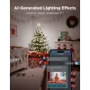 LED Christmas Light string Govee 20 m, wewnętrzne/zewnętrzne oświetlenie dekoracyjne