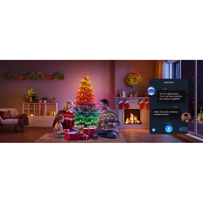 String lights Govee H80C4 20m RGBWIC LED strip z smart control