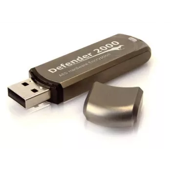 Kanguru Defender 2000 z certyfikatem FIPS 140-2, 16 GB, pamięć USB flash, USB Type-A 2.0, brązowy