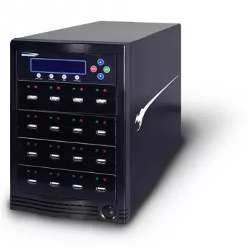 iStorage Kanguru U2D2-15 duplikator mediów Duplikator pamięci USB flash Czarny 15 kopii