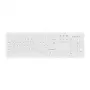 Contour Design Active Key Contour ClassicClean Klawiatura medyczna Zdejmowana osłona Pełnowymiarowa Przewodowa Biała CH C8100