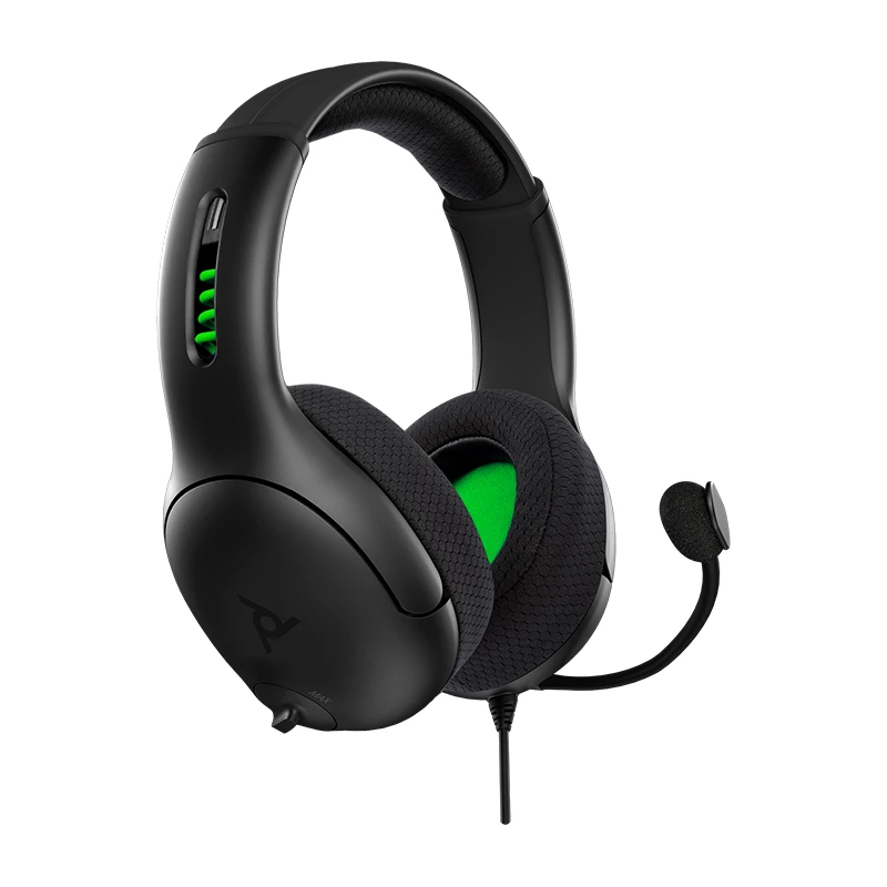 PDP LVL50 Headset Wired Head-band Gaming Czarny, zielony, szary