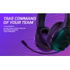 Zestaw słuchawkowy VICTRIX Gambit Wireless — przewodowy i bezprzewodowy, 20–20000 Hz, kabel 2 m, 301 g, czarno-fioletowy