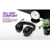 Zestaw słuchawkowy VICTRIX Gambit Wireless — przewodowy i bezprzewodowy, 20–20000 Hz, kabel 2 m, 301 g, czarno-fioletowy