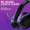 Zestaw słuchawkowy VICTRIX Gambit Wireless — przewodowy i bezprzewodowy, 20–20000 Hz, kabel 2 m, 301 g, czarno-fioletowy