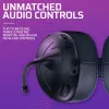 Zestaw słuchawkowy VICTRIX Gambit Wireless — przewodowy i bezprzewodowy, 20–20000 Hz, kabel 2 m, 301 g, czarno-fioletowy