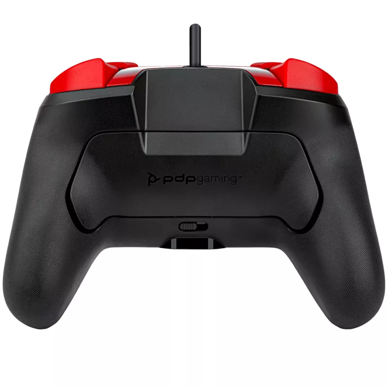 PDP Faceoff Deluxe+ Audio przewodowy kontroler, Power Pose Mario (Nintendo Switch)