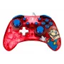 PDP Rock Candy: Mario Punch Czerwony, Półprzezroczysty Kontroler USB do Gier Analogowy / Cyfrowy Nintendo Switch, Nintendo Switch Lite, Nintendo Switch OLED