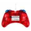 PDP Rock Candy: Mario Punch Czerwony, Półprzezroczysty Kontroler USB do Gier Analogowy / Cyfrowy Nintendo Switch, Nintendo Switch Lite, Nintendo Switch OLED