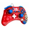 PDP Rock Candy: Mario Punch Czerwony, Półprzezroczysty Kontroler USB do Gier Analogowy / Cyfrowy Nintendo Switch, Nintendo Switch Lite, Nintendo Switch OLED