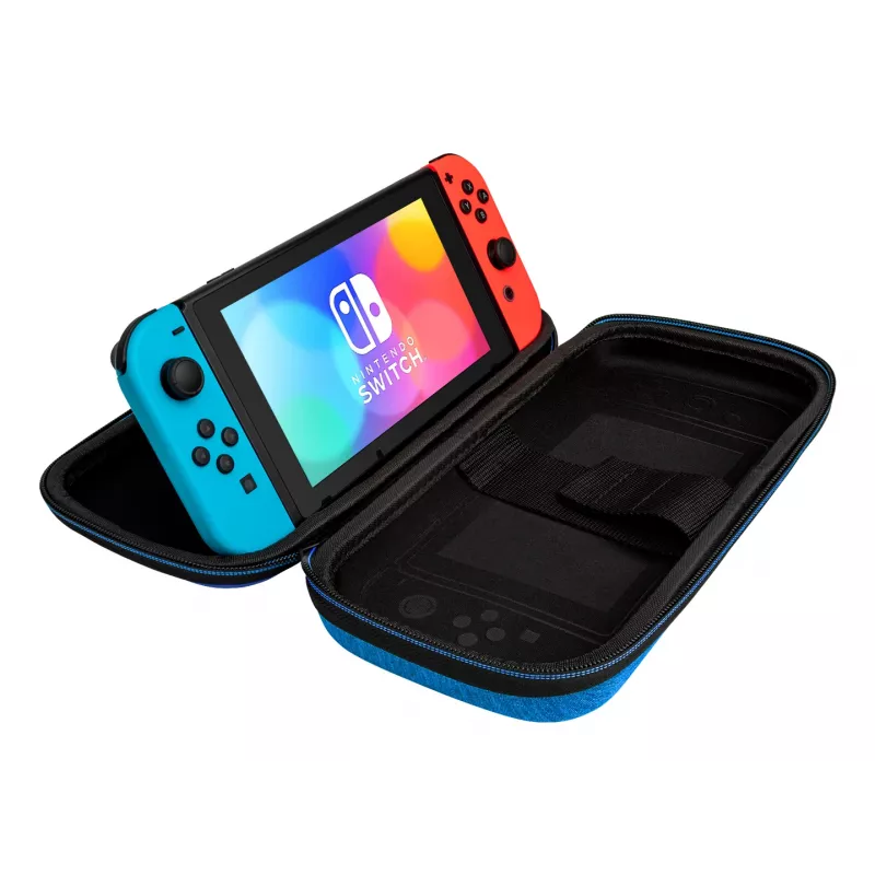 Etui ochronne PDP cienki Deluxe Power Pose Mario dla Nintendo — niebieskie/czerwone