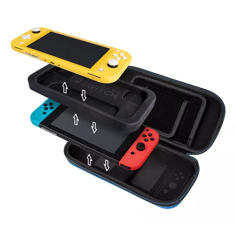 Etui ochronne PDP cienki Deluxe Power Pose Mario dla Nintendo — niebieskie/czerwone