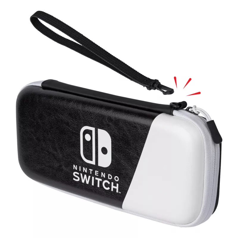 PDP cienki Deluxe: Czarno-biały etui Hardshell Nintendo Czarny, Biały
