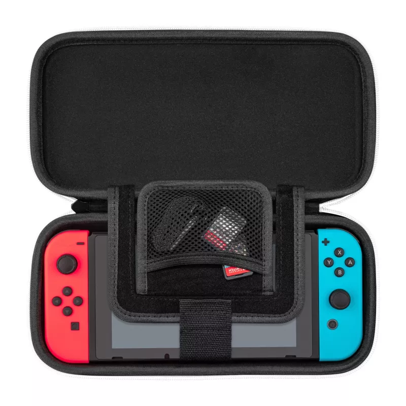 PDP cienki Deluxe: Czarno-biały etui Hardshell Nintendo Czarny, Biały