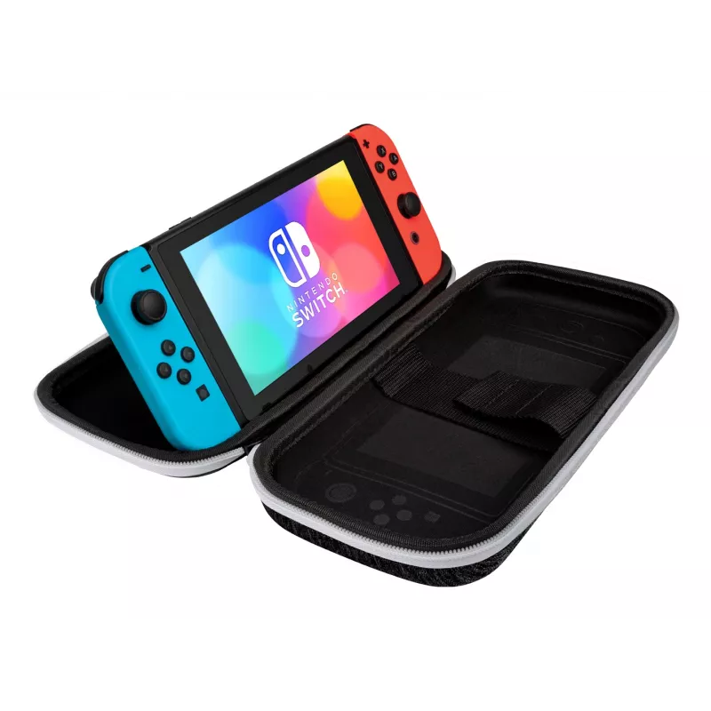 PDP cienki Deluxe: Czarno-biały etui Hardshell Nintendo Czarny, Biały