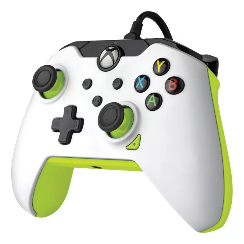 PDP Wired Controller: Electric biały - Xbox Series X|S, Xbox One, Xbox, Windows 10/11