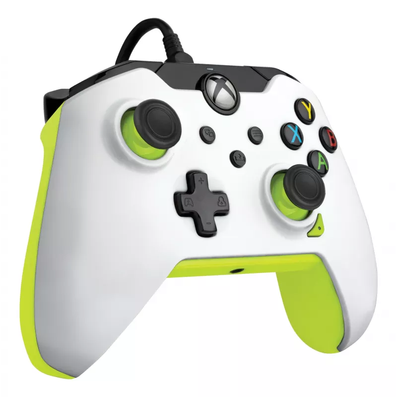 PDP Wired Controller: Electric biały - Xbox Series X|S, Xbox One, Xbox, Windows 10/11