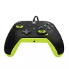 Przewodowy gamepad PDP Electric Czarny dla Xbox Series X|S, Xbox One i Windows — USB-C, kabel 2,43 m, D-pad, przyciski Menu/Share/View