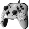 PDP REMATCH: Comic Attack Czarny, Szary, Biały Pad USB Analogowy / Cyfrowy Nintendo Switch, Nintendo Switch OLED