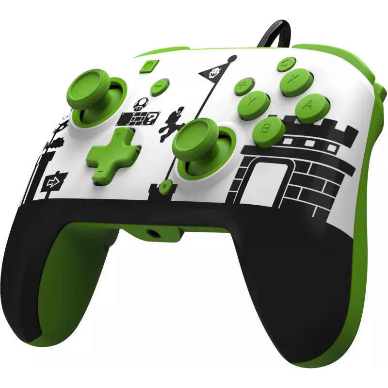 PDP REMATCH Wired Controller: Super Mario Retro, Gamepad, Nintendo Switch, Nintendo Switch OLED, D-pad, Przycisk Home, Analogowy / Cyfrowy, Przewodowy, USB